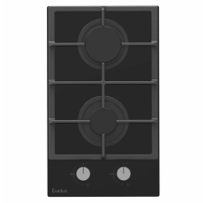 Газовая варочная панель Evelux HEG 360 BG ширина 30 см, автоматический электроподжиг, черный в ДНР
