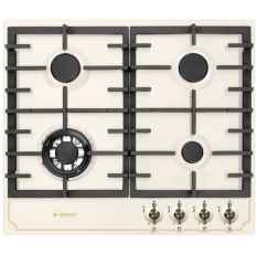 Газовая варочная панель GEFEST ПВГ 1214-01 К55, 4 конфорки, WOK, электроподжиг, газ-контроль в ДНР