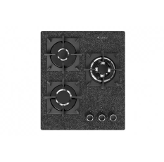 Встраиваемая варочная панель газовая GEFEST ПВГ 2100-01 К73 черный, три конфорки, закаленное стекло в ДНР