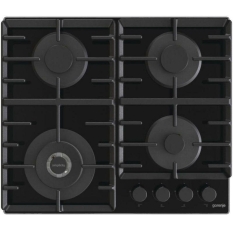 Варочная панель Gorenje GTW642SYB, 4 газовых конфорки, газ-контроль, электроподжиг, закаленное стекло в ДНР