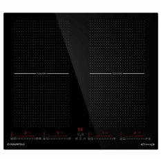 Встраиваемая индукционная панель Maunfeld CVI594SF2BK Inverter, независимая, 4 конфорки, 9 уровней, черная в ДНР