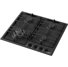 Газовая варочная поверхность Vitek VGH 6410W MBK черный матовый в ДНР