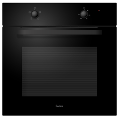 Электрический духовой шкаф Evelux EO 612 EB ширина 60 см, объем 65 л, 4 режима, черный в ДНР