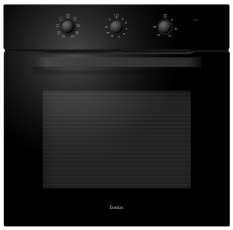 Электрический духовой шкаф Evelux EO 622 EB ширина 60 см, объем 65 л, гриль, конвекция, 8 режимов, черный в ДНР