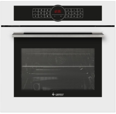 Электрический духовой шкаф GEFEST ЭДВ ДА 622-04 4S, объем 55 литров, с грилем, с конвекцией, белый в ДНР