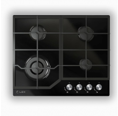 Газовая варочная поверхность Lex GVG 640-1 BL черный в ДНР