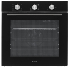 Электрический духовой шкаф Krona BIRNE 60 BL, 73 литра, чёрного цвета в ДНР