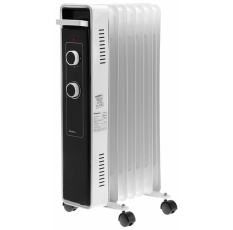 Масляный обогреватель Centek CT-6222-7, белый, 7 секций (15 м) в ДНР