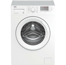 Стиральная машина BEKO WRE 6512 BWW белая, загрузка на 6кг, Скорость отжима: 1000 об/мин, 15 программ в ДНР