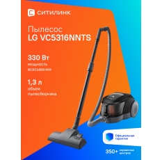 Пылесос для дома LG VC5316NNTS серебристый/черный в ДНР