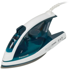 Утюг Panasonic NI-W900, цвет белый/аквамарин, мощность 2400Вт, подошва керамика в ДНР