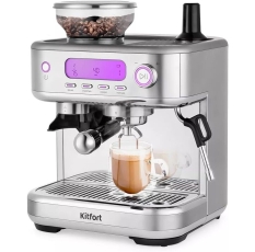 Кофемашина Kitfort КТ-7113 нержавеющая сталь в ДНР