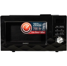 Микроволновая печь ENERGY EMW-20707EG с грилем, объем 20 л, мощность 700 Вт, черный в ДНР