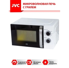 Микроволновая печь JVC JK-MW210MG 20 литров с грилем / СВЧ с таймером на 35 минут, 5 уровней мощности, авторазмораживание, 700 Вт в ДНР