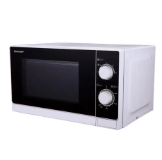 Микроволновая печь Sharp R-2000RW, мощность 800Вт, 20л, белый /черный в ДНР