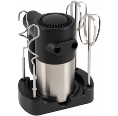 Миксер ручной Rondell RDE-1354 черный/серебристый мощность 800Вт, 9 скоростей 2 пары насадок с подставкой в ДНР