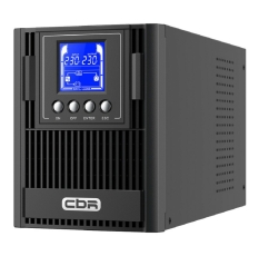 CBR Tech ИБП CBR ESN-1KT-3F-LCHERSC Online 1000VA 1000W Tower 3 x Schuko, LCD, HID-USB, RS232, EPO, SNMP slot в ДНР