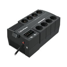 Интерактивный ИБП CyberPower BS650E new, 8 розеток, 1-фазное напряжение, черный в ДНР