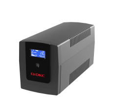 Линейно-интерактивный ИБП ДКС серии Info LCD, 1500 ВА/900 Вт, 1/1, 3xSchuko, USB + RJ45, LCD, 2x8Aч в ДНР