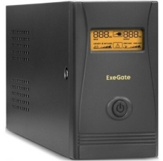 ИБП ИБП Exegate Power Smart ULB-800 LCD 800VA, Black, 2 евророзетки, USB EP212517RUS в ДНР