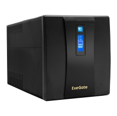 ИБП ExeGate SpecialPro Smart LLB-1500. LCD. AVR.4SH. USB <1500VA/950W, LCD, AVR, 4*Schuko, USB, Black> EP212520RUS в ДНР