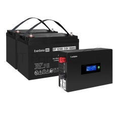 Комплект ИБП EX295994RUS + батарея 100Aч EX282985RUS 2шт ExeGate IdealSine SR-1500. LCD.2SH (EX297441RUS) в ДНР