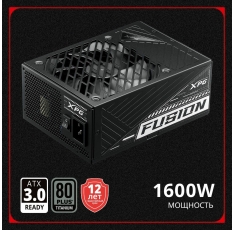 Блок питания XPG FUSION 1600W 80+ Titanium, полностью модульный в ДНР