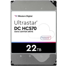 Жесткий диск WD SATA-III 22TB 0F48155 WUH722222ALE6L4 Server Ultrastar DC HC570 512E (7200rpm) 512Mb 3.5
