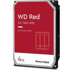 Жесткий диск HDD Western Digital SATA 4TB 6GB/S 256MB RED PLUS WD40EFPX, красный в ДНР