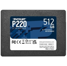 SSD-накопитель Patriot P220S512G25, 512GB, 2.5
