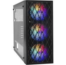 Корпус ExeGate EVO-8243 MidiTower без Б/П ATX MicroATX EX292859RUS, черный в ДНР