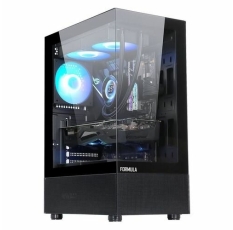 Корпус ATX Formula Crystal Z1 PLUS, Midi-Tower, без БП, черный в ДНР
