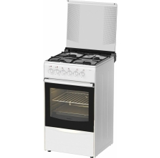 Комбинированная плита Darina B KM441 301W, газовая варка, электрическая духовка, белая в ДНР