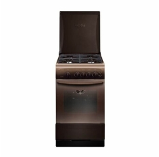 Газовая плита GEFEST CG 50M04 K83, газовая духовка, металлическая крышка, чугун, коричневый в ДНР