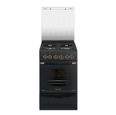 Газовая плита GEFEST 5100-02 0183, черная, ширина 50 см, с газовой духовкой в ДНР