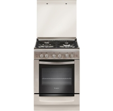 Газовая плита GEFEST 6100-02 0004 с газовой духовкой, с грилем, объем 52 л, серебристый/серый в ДНР