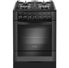 Газовая плита GEFEST ПГЭ 6502-03 0029 с электрической духовкой, с грилем, с конвекцией, объем 55 л, черная в ДНР