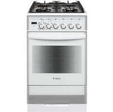 Газовая плита GEFEST 5502-03 0042 с электрической духовкой, с грилем, с конвекцией, объем 55 л, белый в ДНР
