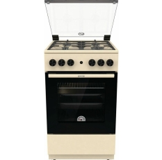 Газовая плита Gorenje, механическая, объем духовки 70 л, бежевого цвета в ДНР