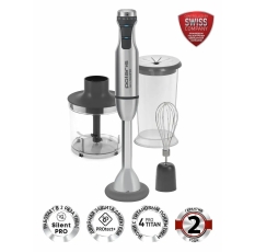 Блендер погружной Polaris PHB 1591L Silent - 3 в 1, 1500 Вт, серый металлик в ДНР