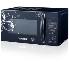 СВЧ-печь CENTEK CT-1579 /черн, цветы, 20л сенсорн./ в ДНР