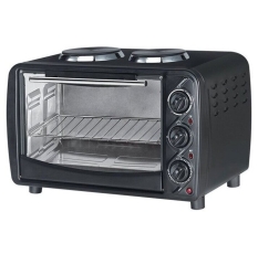 Электрическая духовка Великие Реки Днепр-1 черный, 3200 Вт, 30 л, 2 конф блин в ДНР