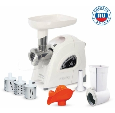 Электрическая мясорубка «Аксион» М42.03 (белая), 1700 Вт, с овощерезкой в ДНР