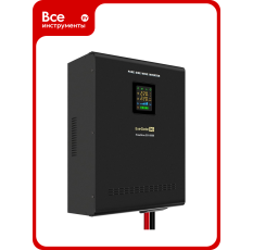 ИБП ExeGate инвертор синус для котла настенный FineSine SX-5000 LCD AVR 2SH T 5000VA/3500W чистая синусоида цветной LCD-дисплей AVR 2 Schuko клеммы линейно-интерактивный внешняя батарея 48В до 200Ач настенный Black 296004 в ДНР