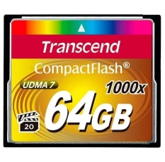 Карта памяти Transcend 64GB CompactFlash 1000x [TS64GCF1000] в ДНР