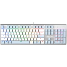 Клавиатура A4Tech Fstyler FS100 Neon механическая синий/белый USB for gamer LED (FS100) в ДНР