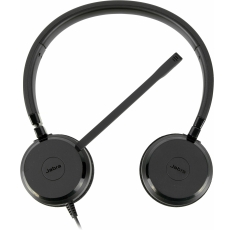 Наушники с микрофоном Jabra Evolve 20 MS Stereo черный 1.2м накладные USB (4999-823-109) в ДНР