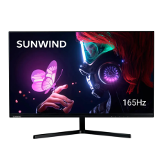 Монитор SunWind SUN-M24BG110, 1920x1080, VA, 165Гц, 1хHDMI, 1хDP, черный в ДНР