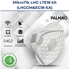 Уличная антенна 4G Mikrotik LHG LTE18 kit (LHGGM&EG18-EA) / встроенный PoE роутер и PCI модем LTE cat18 1200 Мбит/c в ДНР