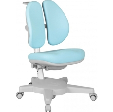 Кресло детское Cactus CS-CHR-3604BL голубой крестов. пластик серый в ДНР